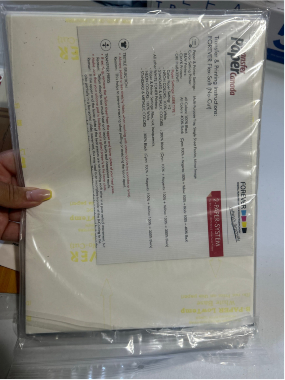 Fabric Transfer Paper Bundle - Picture 3 of 10